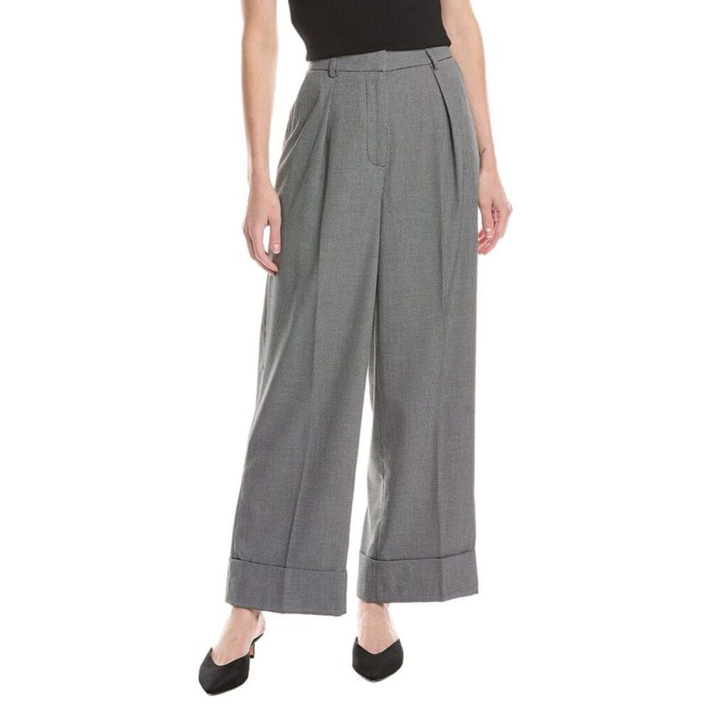 Kenneth Cole Womens Cuffed Pant, Black